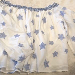 Star off the shoulder top